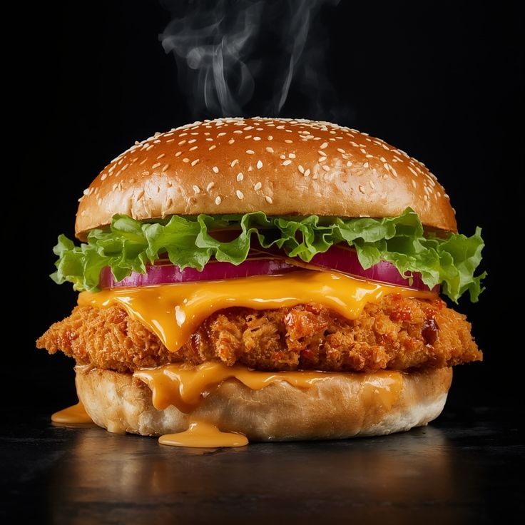 Chicken Cheese Burger